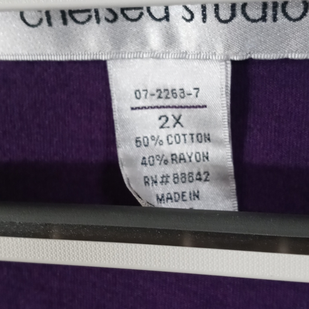 Long sleeve purple shirt - Picture 2 of 6